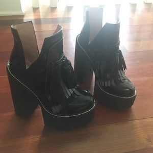 Black Jeffrey Campbell booties